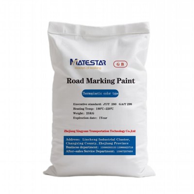 Bela črtna barva za ceste